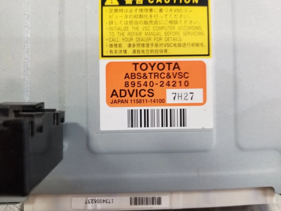 08 2008 LEXUS SC430 ABS MÓDULO DE CONTROL DE DESLIZAMIENTO 8954024210 Foto 2 de 4