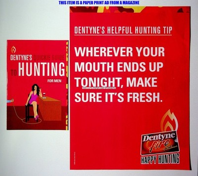 Dentyne Fire Cinnamon Chewing Gum 2006 Trade Print Magazine Ad Poster ADVERT