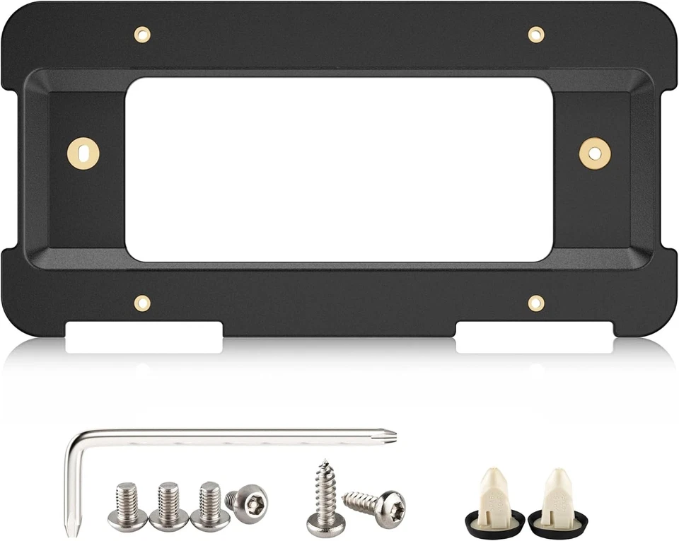 Rear License Plate Mount Frame Holder Bumper Bracket for BMW + 6 SCREWS - Image 2 of 4