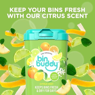 Bin Buddy Fresh Citrus, 450g, Bin Freshener Deodorierer Pulver
