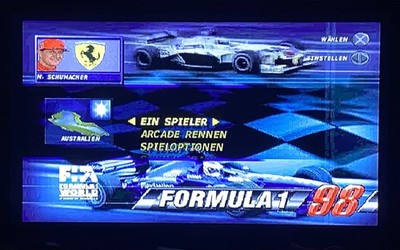 Formel 1 98 für PSX (''PS1'') CIB