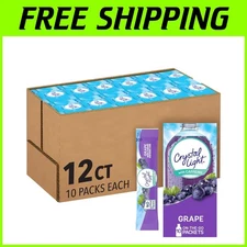 Grape Flavored Powdered Drink Mix with Caffeine, 120 Packets