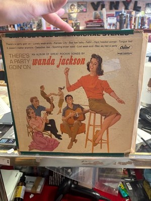 英LP Wanda Jackson Theres A Party Goin On ST1511 CAPITOL /00260 There's a Party Going on Gold - The Sound of Vinyl