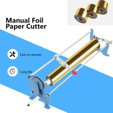 Manual Foil Paper Cutter Slitter Hot Stamping Hand Cutting Machine Metal new