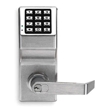 TRILOGY BY ALARM LOCK DL5200IC US26D Electronic Lock,Satin Chrome,12 Button 3CCK