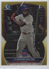 2023 Bowman Draft Chrome Yellow Refractor /75 TayShaun Walton #BDC-183 19zn