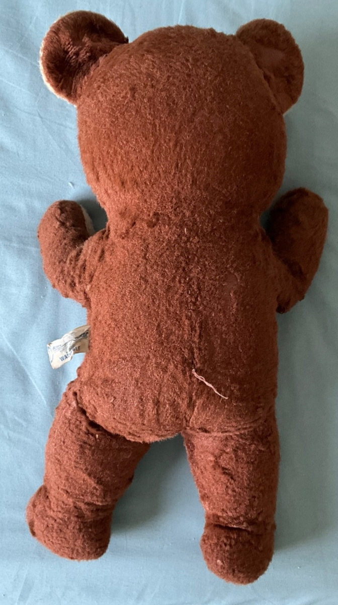 Knickerbocker Animals of Distinction Brown Teddy Bear Red Tongue