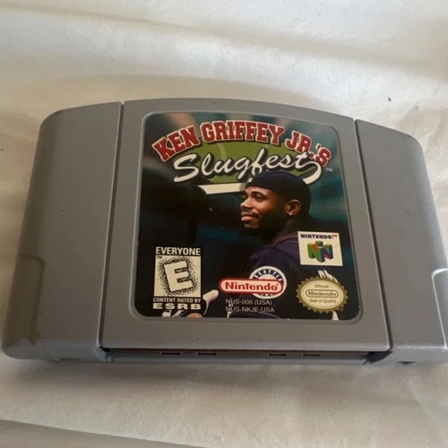 Nintendo Ken Griffey Jr.'s Slugfest Nintendo 64 Game Cartridge NTSC-U/C Multipl…