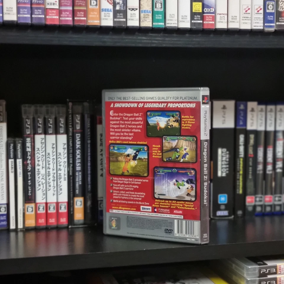 DRAGON BALL Z : BUDOKAI PlayStation 2 Game Platinum PS2 PAL -  Atari - Complete - Image 2 of 3