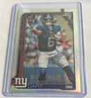 2025 Topps Chrome Jaxson Dart Refractor #306 (RC) New York Giants Mint