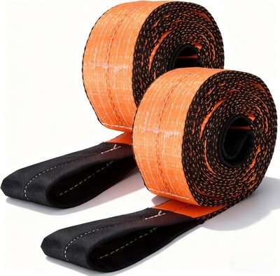 2PCS 3 x10Ft Lift Sling Straps, Supper Sturdy Nylon Lifting Straps, 28000LBS C