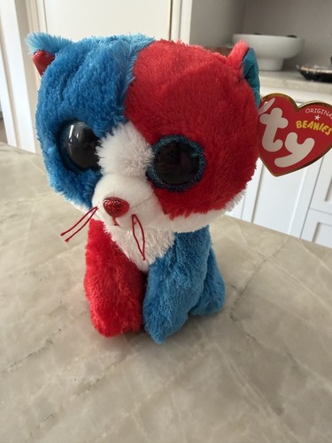 FIRECRACKER WITH TWO MISTAKE TAGS including tush tag SUPER RARE Ty Beanie Boos