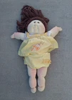 Vintage Cabbage Patch Doll Soft Sculpture Body Baby 24 Inches 1978 Brown Hair