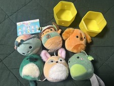 Micromallow Figures Lot Of 7 With Tags Squishmallow And Box