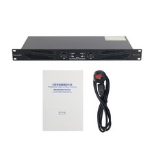 2 Channel Power Amp 600Wx2 Pro Class D Power Amplifier for Bar Disco Concerts