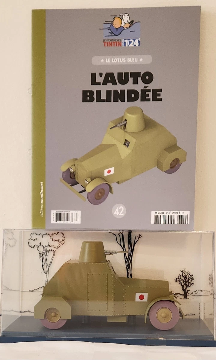 Moulinsart 1:24 - Model car - L'auto blindée - Tintin