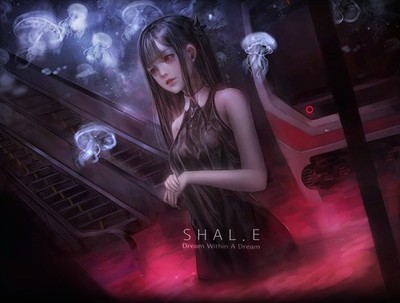 Anime Shal 2D Jellyfish Elevator 11x17 Poster