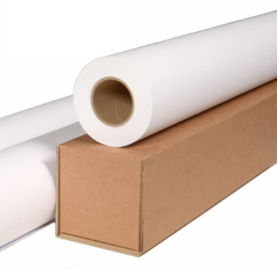 4 mil 24'' x 125' Double Matte Inkjet Film/Mylar 2'' Core - 1 Roll