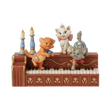Jim Shore Disney Traditions Aristocat Kittens On Piano Figurine 6016349