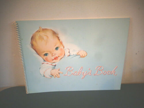 1949 METROPOLITAN INSURANCE CO UNUSED BABY'S BOOK RECORD KEEPSAKE MEMORY BOOK - 第 1/8 張圖片