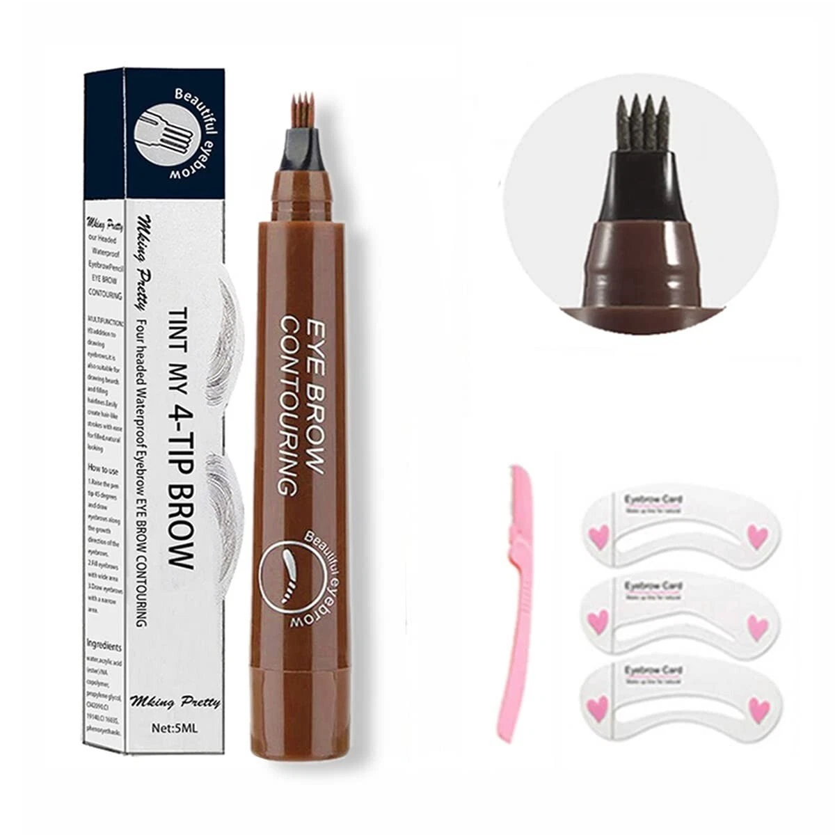 Red brown cheap eyebrow pencil