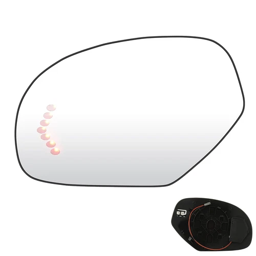 Driver Left Heated Mirror Glass For Avalanche Silverado Suburban Sierra Escalade