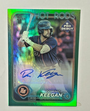 2024 Topps Pro Debut DOMINIC KEEGAN RC Green Auto 33/99 #29