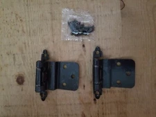 DecoBasics Offset Cabinet Hinges 25 Pair - 50 Pack Oil Rubbed Bronze, Face for