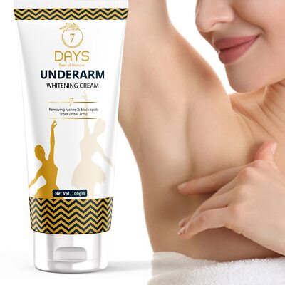 7 DAYS Dark Underarm Whitening Cream,For Even Toned Underarms, 100gm