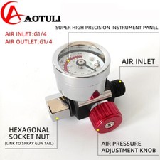 Air Pressure Gauges forspray gun Regulators Pressure Air Regulators universal