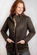 Weird Fish Acer Wadded Jacket Bark