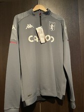 Aston Villa Grey 2020/21 Training 1/4 Zip - Bnwt (size Xl)