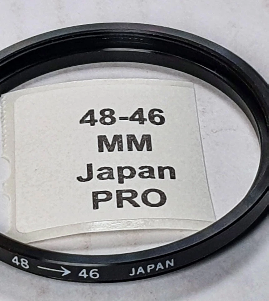 48-46mm Step-Down Lens Filter Converter Adapter Ring 48mm-46mm Metal E48 to E46 - Image 3 of 4