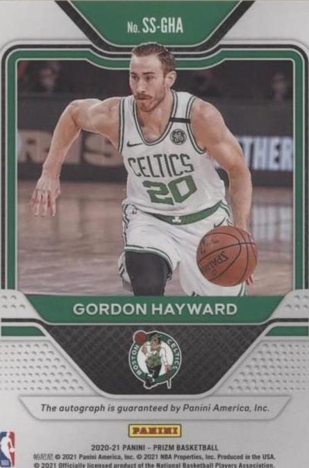 2020-21 Panini Prizm - Gordon Hayward #SS-GHA for sale | eBay