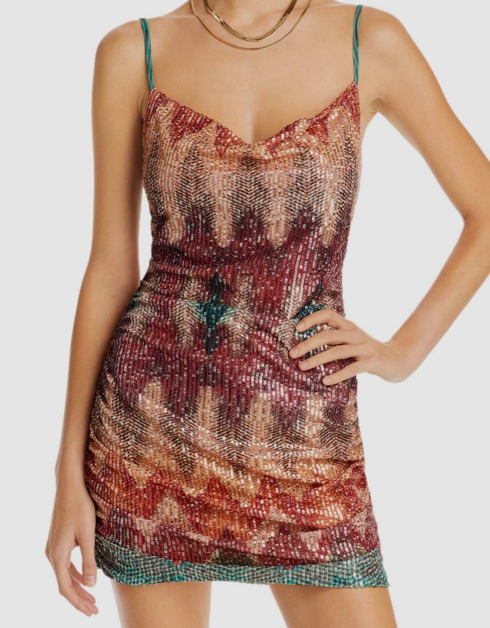 Ramy Brook Women's Orange Nia Mini Dress Size 8
