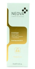 NEOVA Everyday Facial Fluid +Antioxidant SPF44 ( 2.5 fl oz /74 ml) NIB Exp 2026