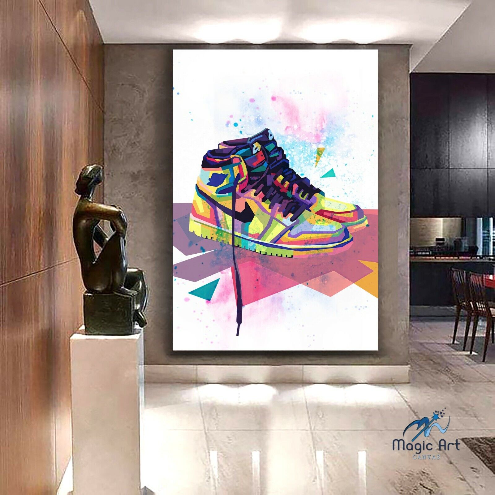 Sneakerhead Wall Art, Style, Shoes Artwork, Hypebeast Room Decor