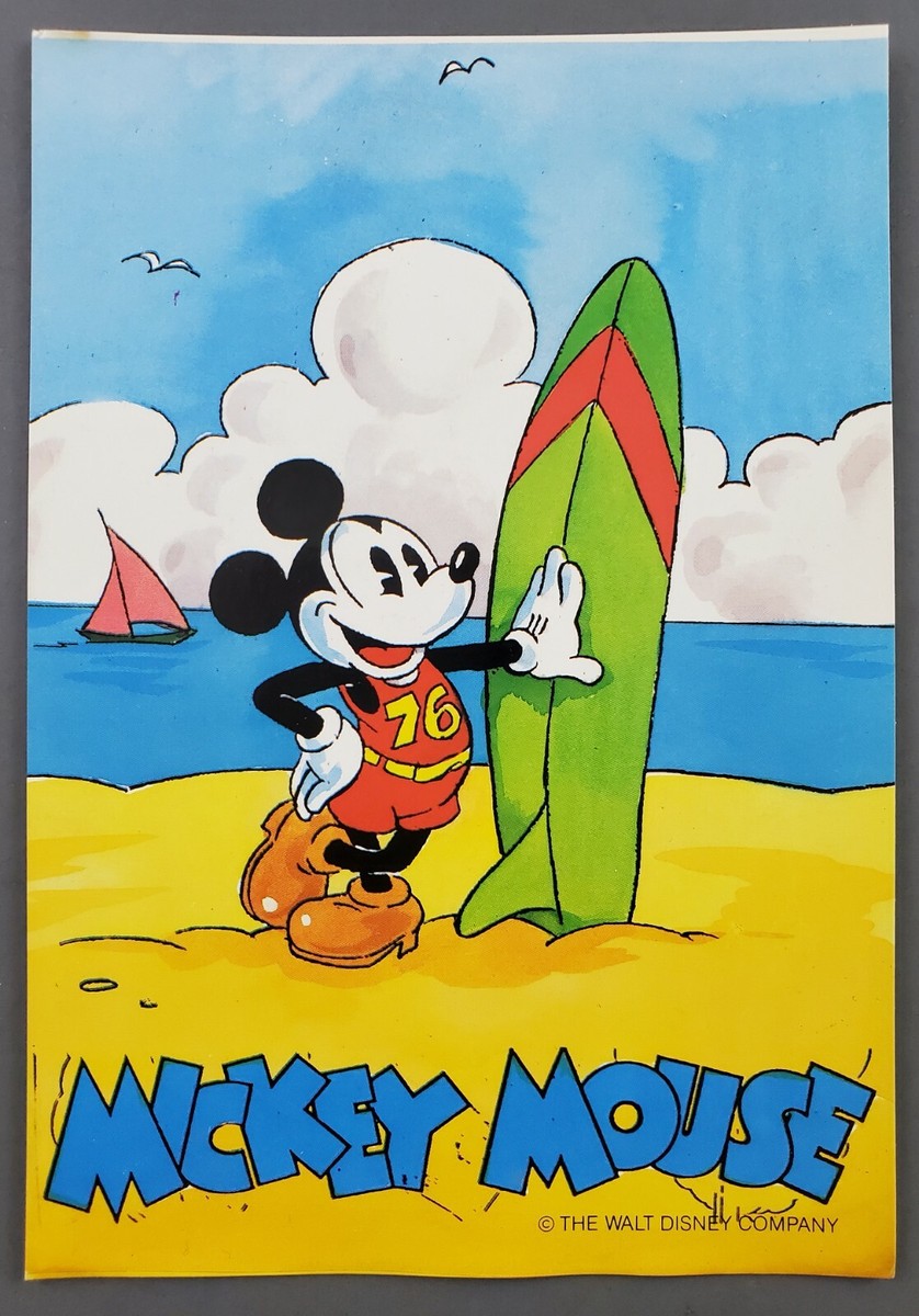 新品 サーフミッキー SURF MICKEY WALL CANVAS ART Mickey Mouse and Friends ''Surf Day'' Gallery Wrapped Canvas