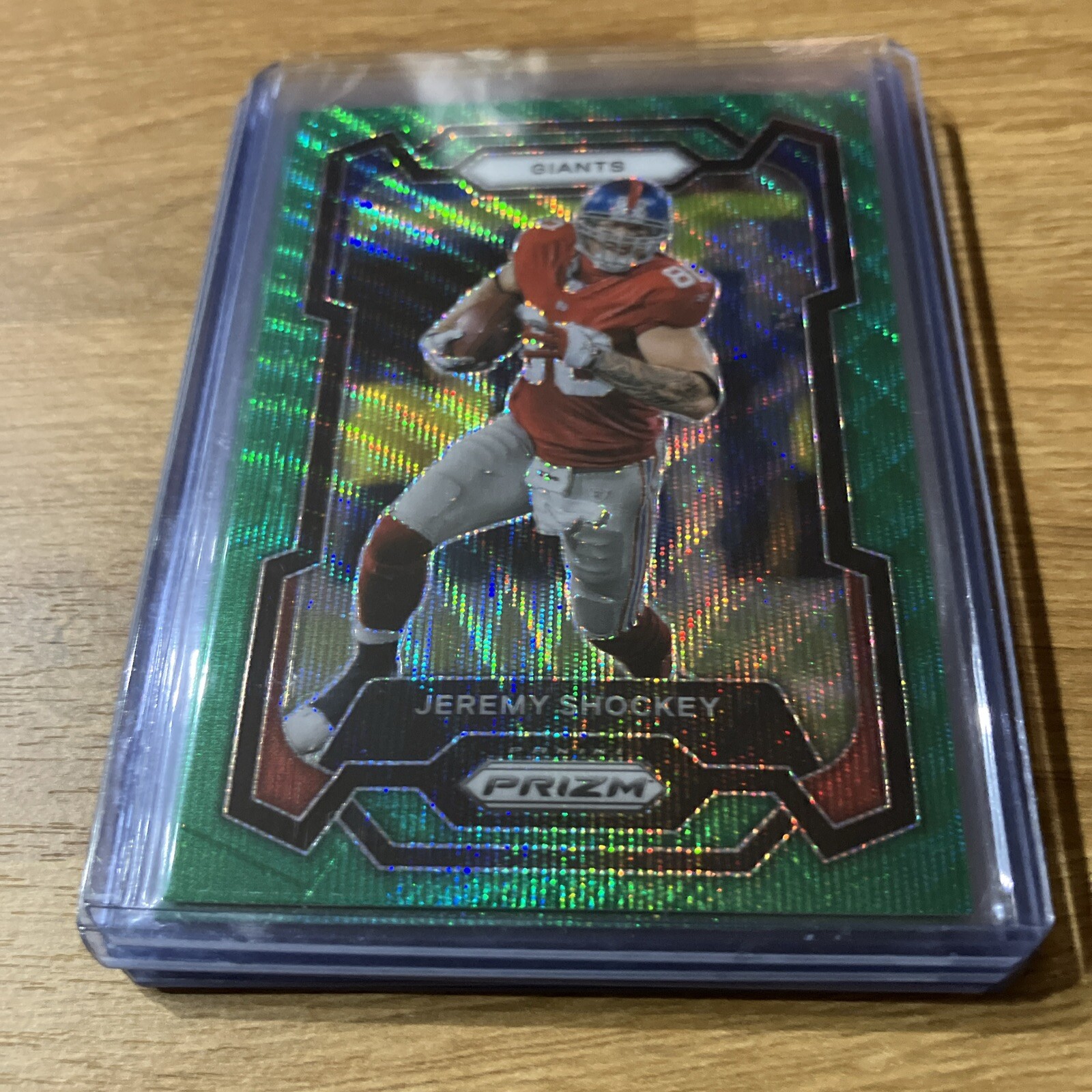JEREMY SHOCKEY #222 2023 PANINI PRIZM GIANTS GREEN WAVE