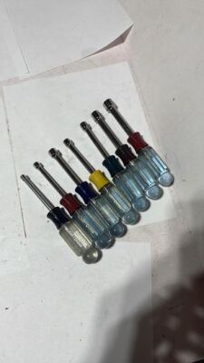 Craftsman lot of  7 SAE Nut drivers USA made.