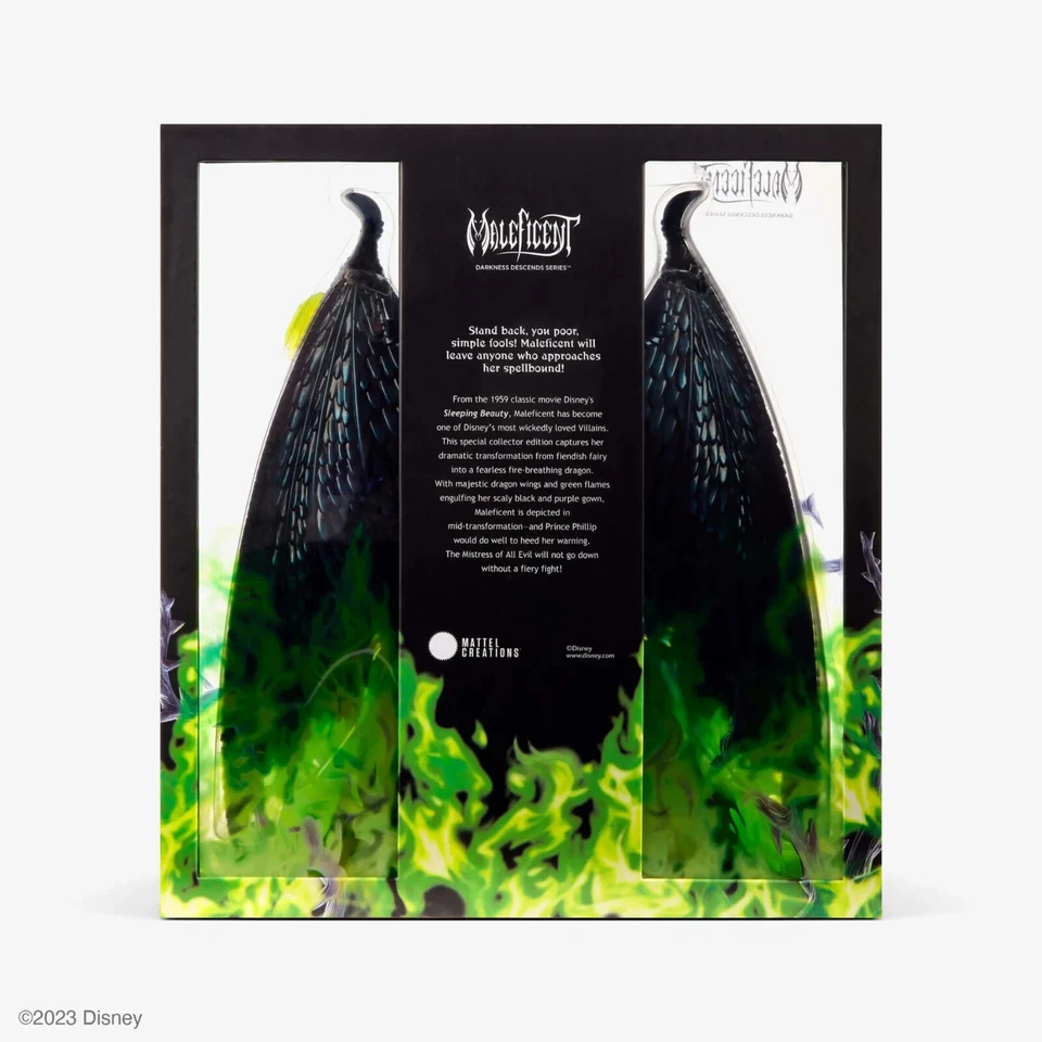 2023 Mattel Creations Disney Collector Darkness Descends Series Maleficent Doll - Image 2 of 4