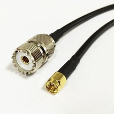 RF pigtail cable SMA male to UHF female SO239 adapter RG58 50cm 20inch 50cm Goo