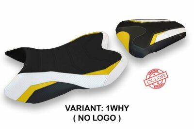 Passend Für YAMAHA R1 2007-2008 Tappezzeria Italia Sitzbezug Weiß - Gelb 1376