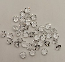Swarovski Crystal Clear Flat Bicone 5305 Beads; 5mm 24pc or 6mm 12pc Rondel