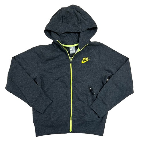 Nike Boys Jacket, Full-Zip Lightweight with Hood, Track Jacket 522413, Medium - Picture 8 of 8