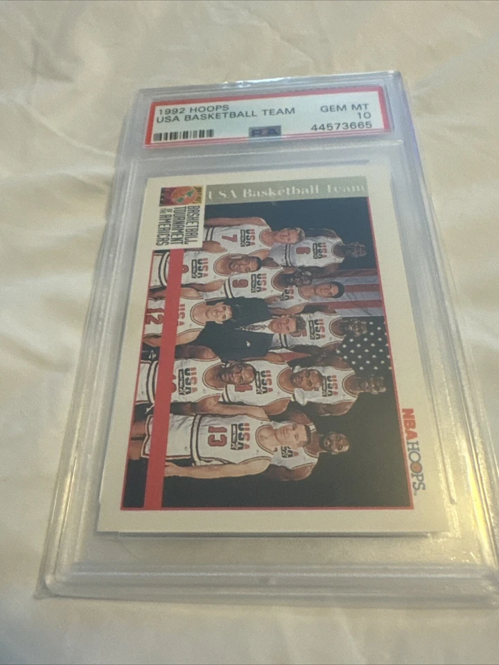 PSA 10 GOLD FOIL 1992 HOOPS USA DREAM TEAM OLYMPIC MEDAL WINNER BASKETBALL CARD - Image 3 of 4