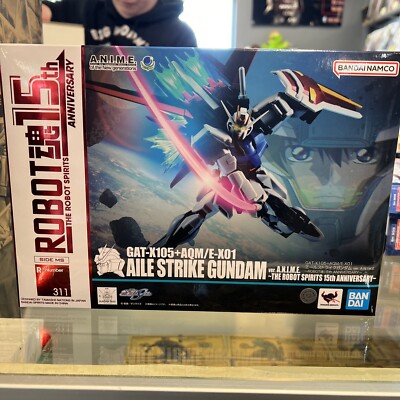 Bandai A.N.I.M.E. Aile Strike Gundam (15th Anniversary) Action Figure Model Kit