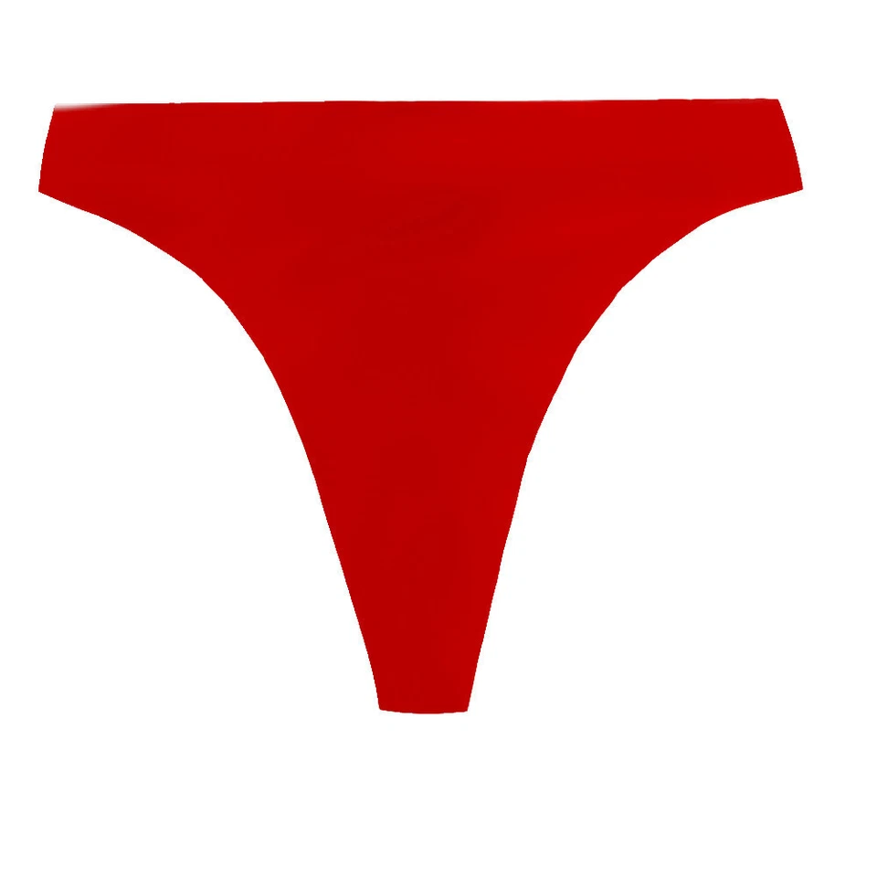 LatexDreamwear roter 100% Latex Frauen / Damen Tanga / Slip / sexy Höschen - Bild 4 von 4