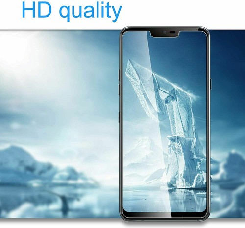 Für LG G7 klar Premium klar Hartglas Displayschutzfolie Case Friendly - Bild 8 von 11