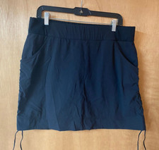 Columbia Anytime Casual Skort Women's Black Stretch Hiking Skirt - Size XL